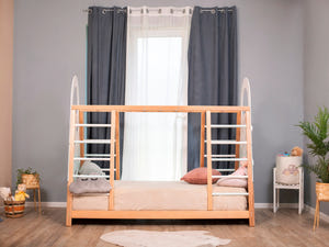 Montessori wood Gym Bed Wave