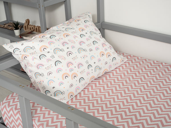 Rainbow Bedding Set for Toddler Bed