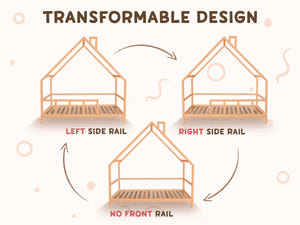 Montessori House Bed for Toddlers ( Model 15 )