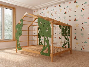 Forest Bed with Legs and Slats - Kids’ Indoor Playhouse