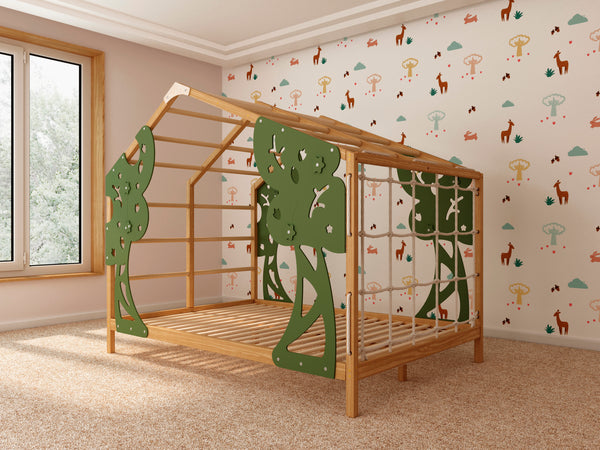 Forest Bed with Legs and Slats - Kids’ Indoor Playhouse, фото 6