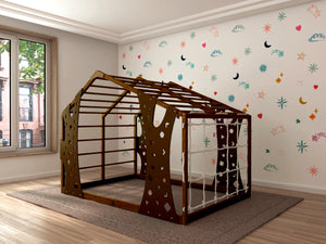 Montessori Gym Monkey Bed for Toddlers