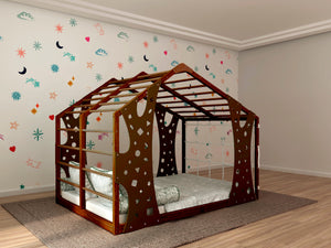 Montessori Gym Monkey Bed for Toddlers