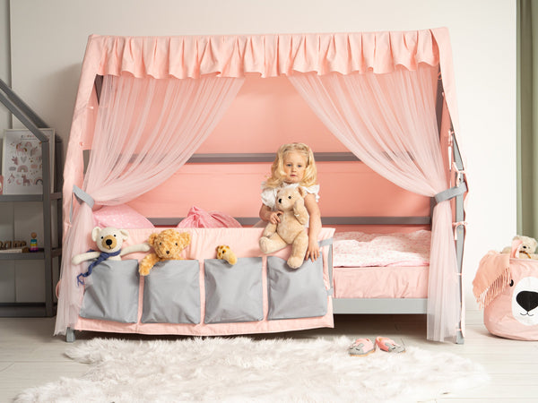 Baby Girl Bed Organizer Nursery Bedside Pocket, фото 5