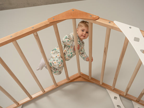 Montessori Platform Monkey Bed Kids Climbing Playhouse