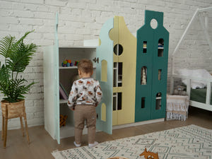Toddler wardrobe for Boy Room Montessori Kids Wardrobe Kids Dresser