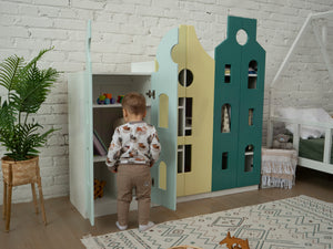 Toddler wardrobe for Boy Room Montessori Kids Wardrobe Kids Dresser