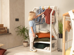 Kids House for Clothes with Windows