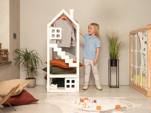 Kids House for Clothes with Windows