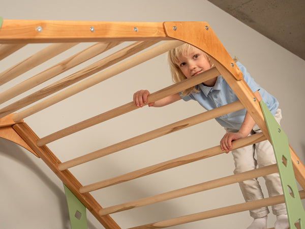 Monkey Bed for Climbing Legs & Slats Gym Bed