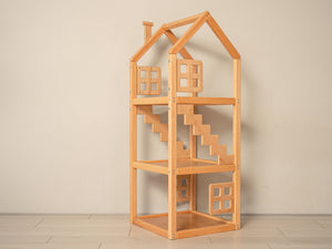 Kids House Shelf with Windows