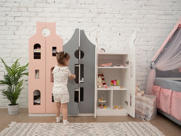 Montessori Kids Wardrobe for Girl | 6 Sizes| 6 Colors
