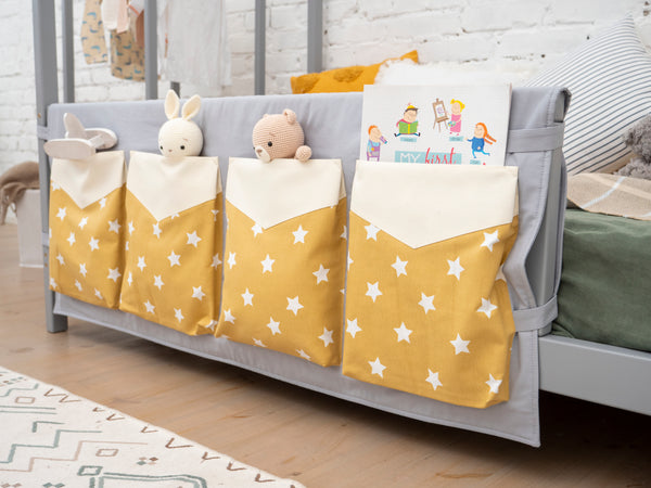 Baby Girl Bed Organizer Nursery Bedside Pocket