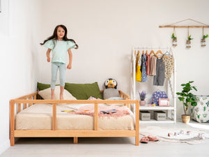 Twin Bed - Stylish Toddler Bed for Independent Kids (Model 10)