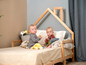 Montessori toddler house frame bed with legs (Model 3)