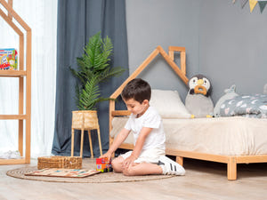 Montessori toddler house frame bed with legs (Model 3)