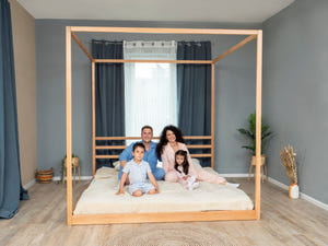 Square Floor Frame Bed (Model 8)