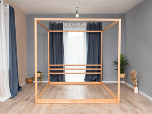Square Floor Frame Bed (Model 8)
