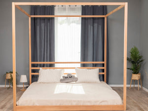 Square Floor Frame Bed (Model 8)