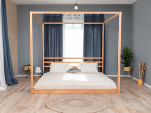 Square Floor Frame Bed (Model 8)