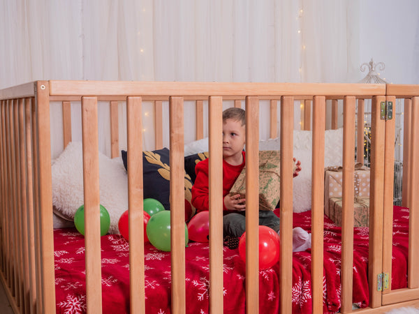 Montessori Floor Playpen Bed with extended rail (Model 6.3/20), фото 6