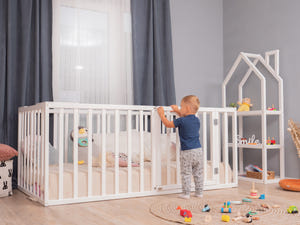 Toddler Floor Bed with Slatted Base and Safety Rails (Model 6.3/20)
