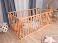 Wood crib  – Front View