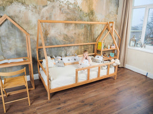 Montessori House bed with legs 7 colors | 75x38 in (Model 1)
