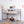 Twin size Wooden Montessori Bunk Floor bed for toddlers (Model 13, Grey color)