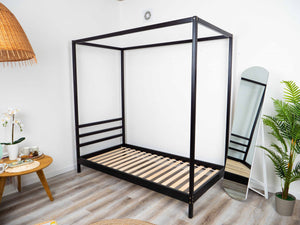 Twin Bed – Handcrafted Wooden Bed for Kids’ Comfort (Model 8)