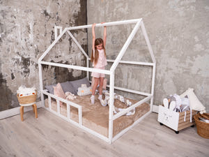 Montessori floor Bed White color (Model 2)