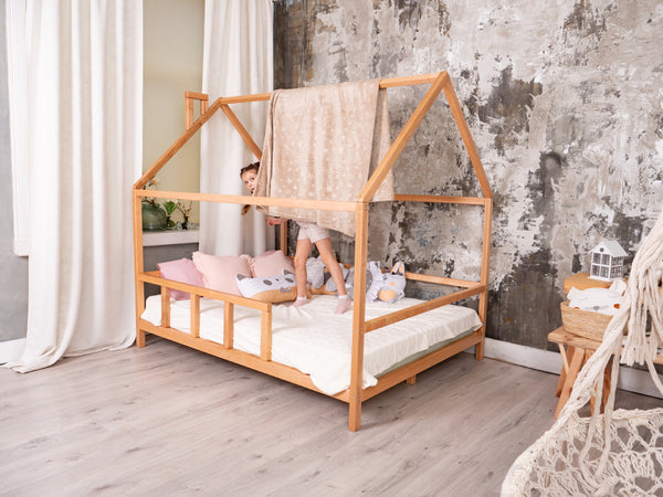 Bed with rails | type of railing on your choice (Model 2), фото 3