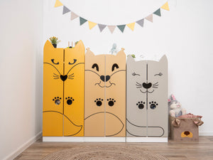 Montessori Dresser for Children Animal Design