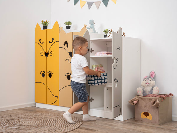 Montessori Dresser for Children Animal Design