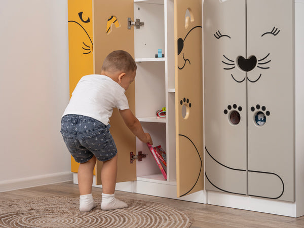 Montessori Dresser for Children Animal Design, фото 7