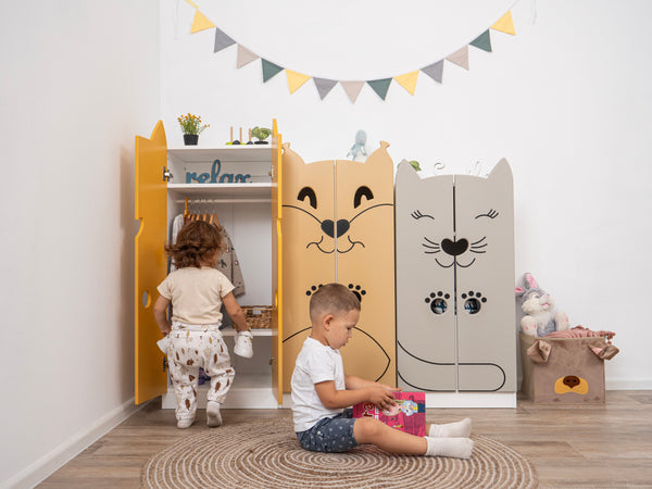 Montessori Dresser for Children Animal Design