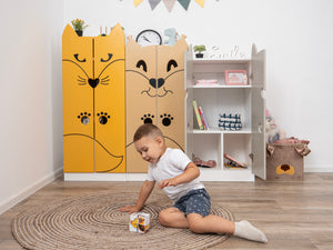 Montessori Dresser for Children Animal Design