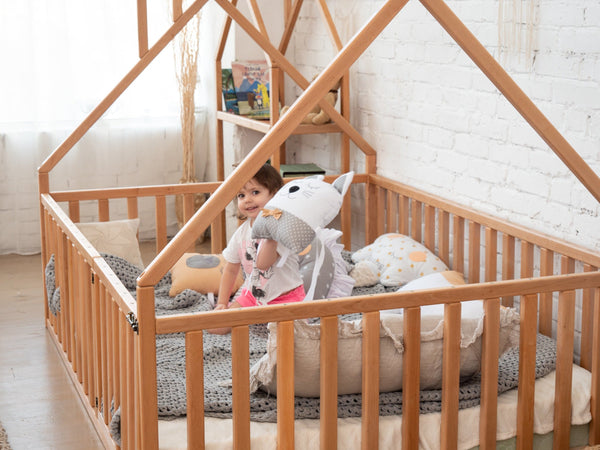 Playpen bed Toddler House bed (Model 6/17), фото 5