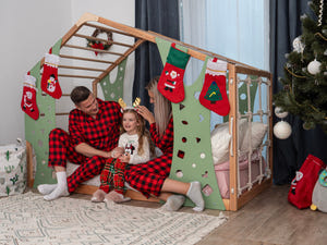 Montessori Christmas Gym Bed Monkey