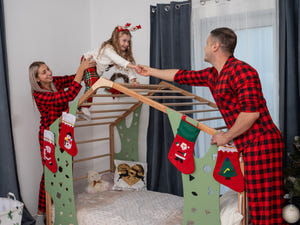 Montessori Christmas Gym Bed Monkey