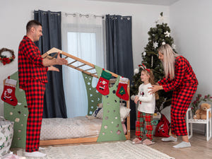 Montessori Christmas Gym Bed Monkey