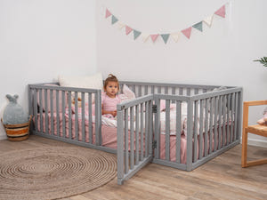 Montessori Kids Bed with Wooden Slats (Model 6.2/19)