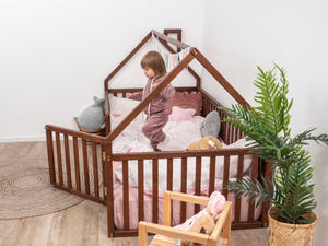 Baby bed frame - Wood toddler bed (Model 6/17)