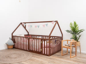 Baby bed frame - Wood toddler bed (Model 6/17)