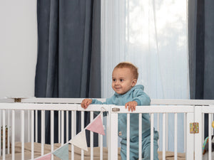 Montessori Wood Playpen Bed for Toddler Transformable floor bed (Model 22)