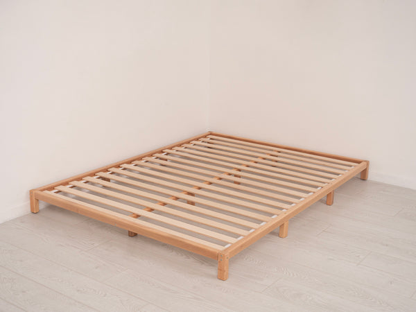 Zen Low Profile Bed with Legs & Slats