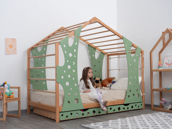 Storage Set for Montessori Toddler Beds