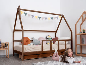 Montessori Wooden Set in Dark and Black colors (Model 1)