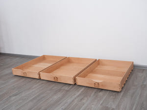 Wooden Montessori Climbing Bed with Drawers (Model 1)