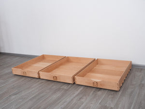 Wooden Montessori Climbing Bed with Drawers (Model 1)